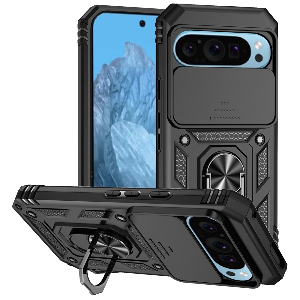 Csúszásálló borítás a Google Pixel 10 Pro/Pixel 10/9 Pro/9 készülékhez - fekete
