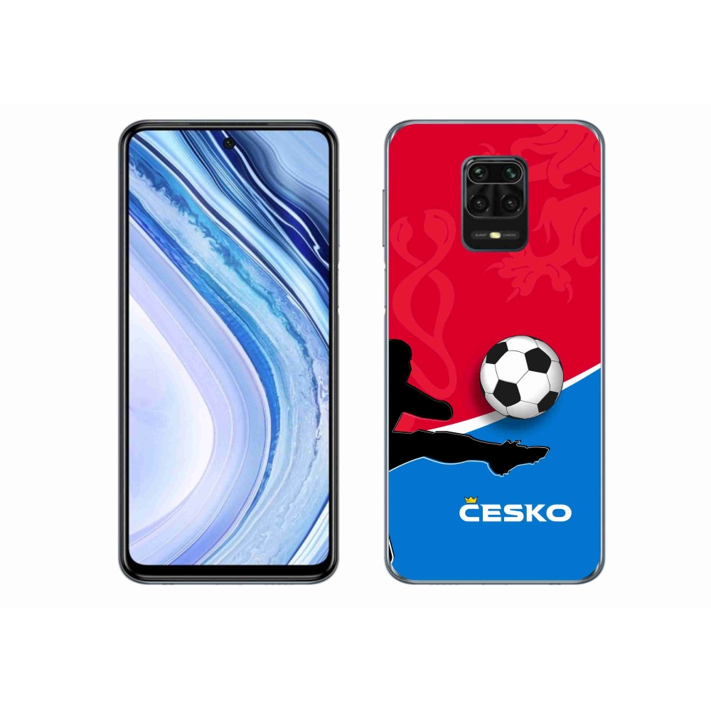 Gél borítás mmCase a Xiaomi Redmi Note 9S - futball Csehország 2