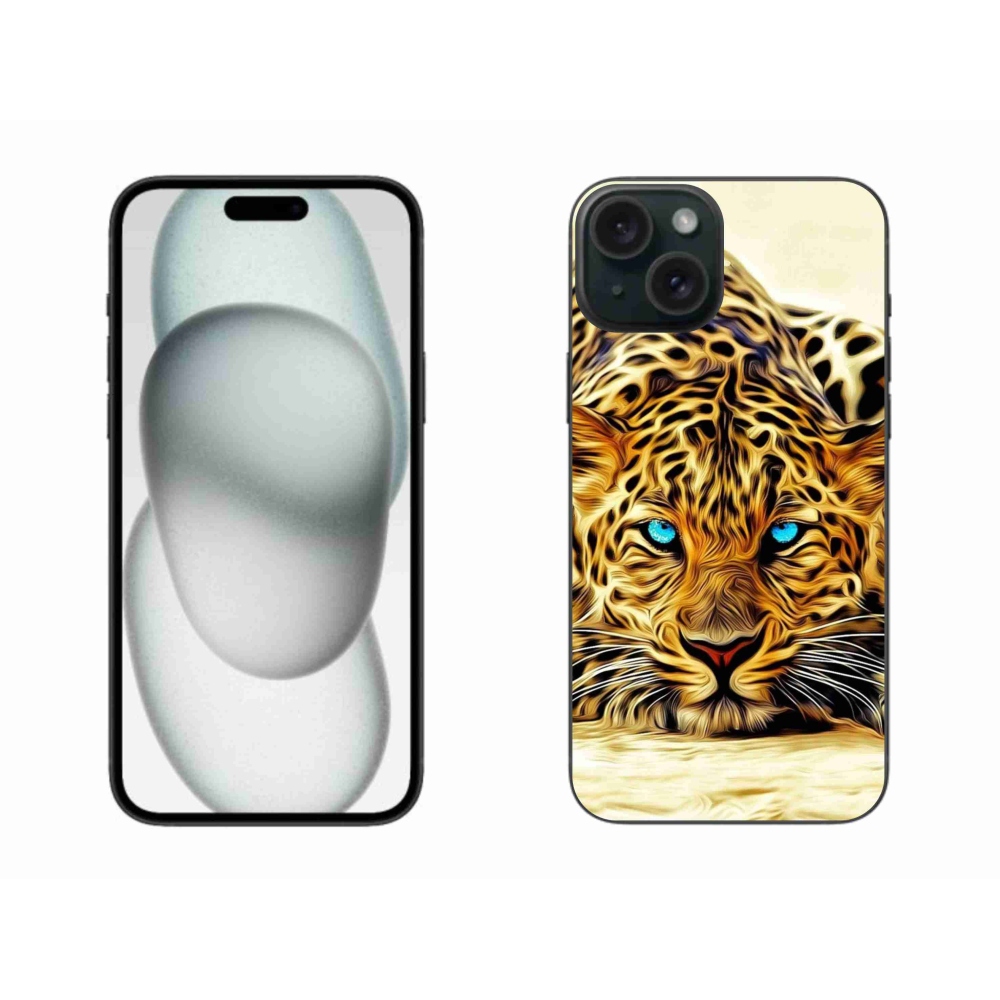 Gél borítás mmCase iPhone 15 Plus készülékhez - rajzfilm tigris