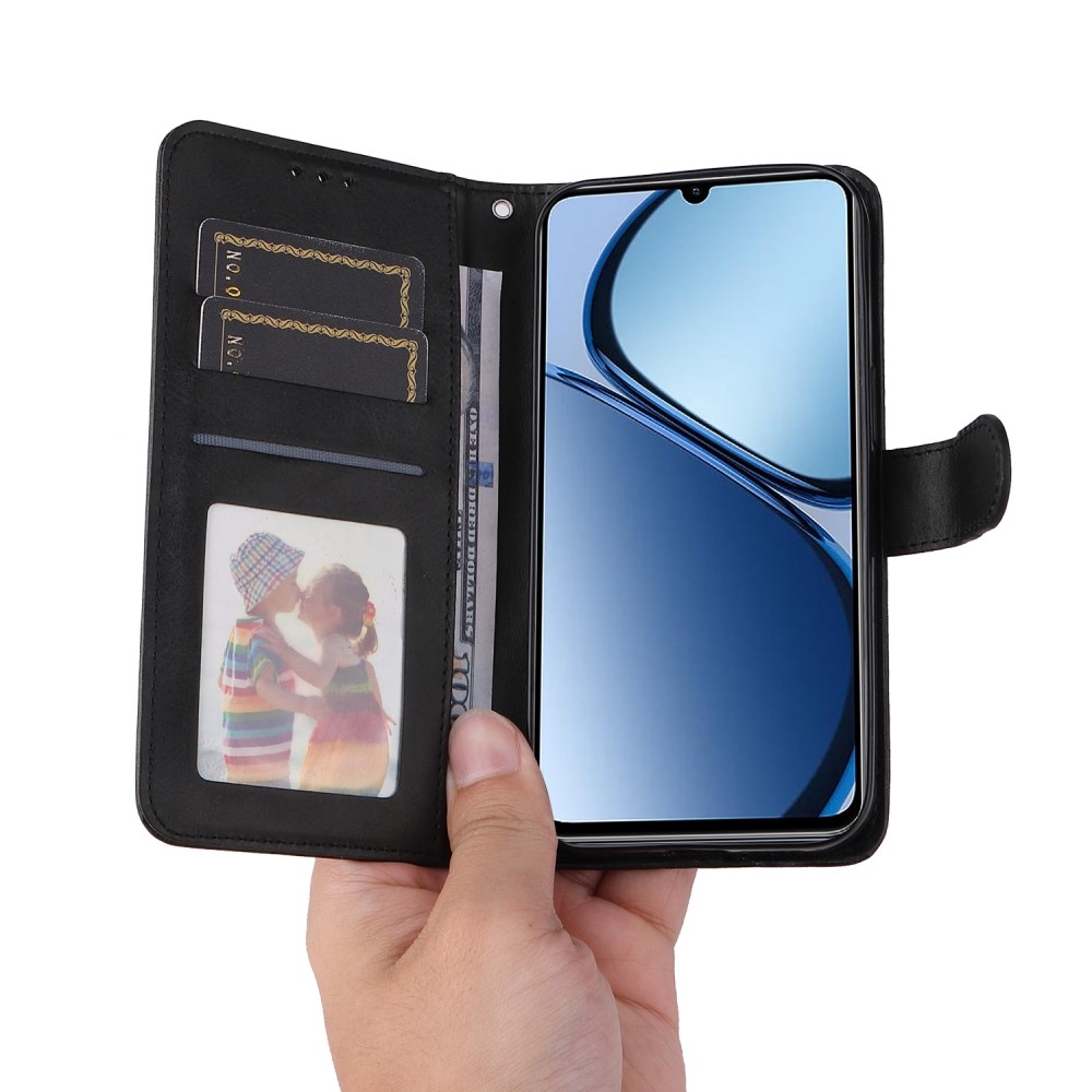 Feel könyvtáska a Realme Note 60-hoz - fekete
