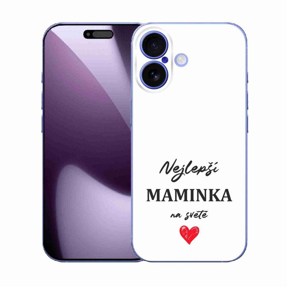Gél borító mmCase iPhone 17 - legjobb anya 1 fehér háttér