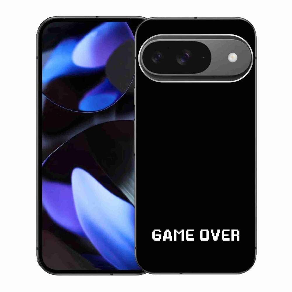 Gél borítás mmCase a Google Pixel 9/9 Pro készülékhez - játék fekete háttérrel