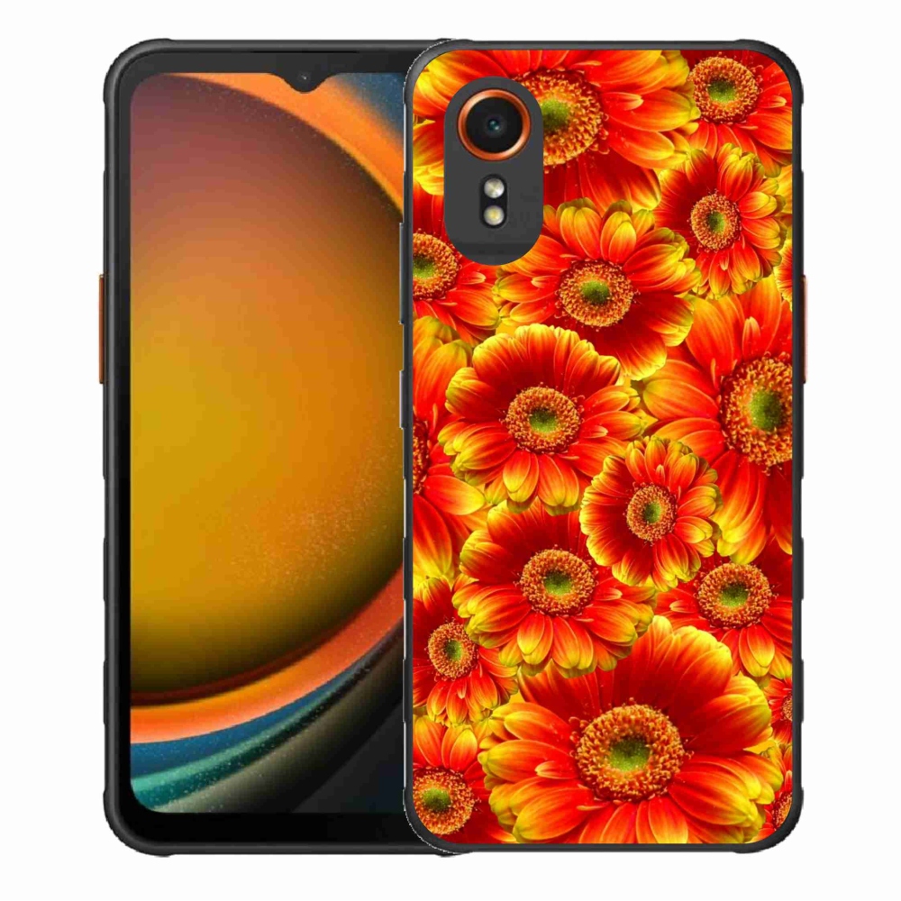Gél borítás mmCase Samsung Galaxy Xcover 7 készülékhez - gerbera 1