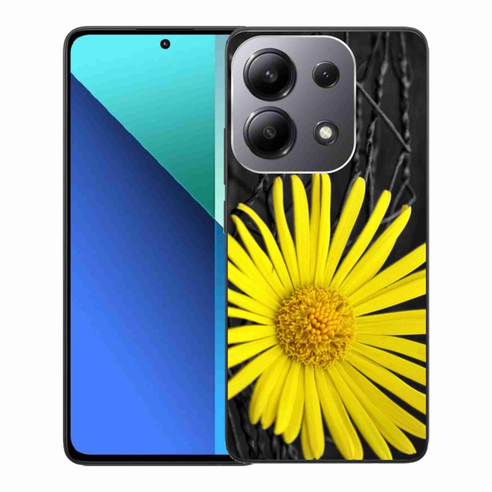 Gél borítás mmCase a Xiaomi Redmi Note 13-hoz - sárga virág