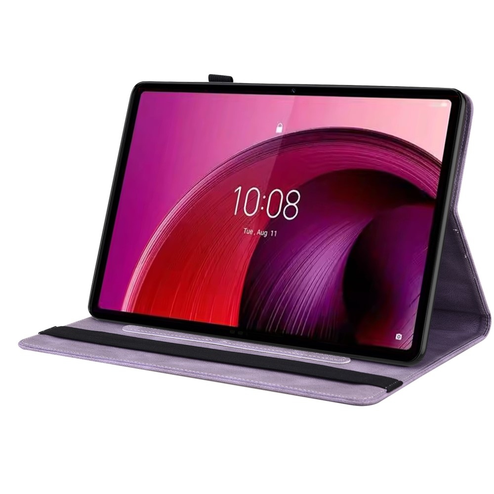 Impresszum záró tok a Lenovo Tab M10 5G-hez - lila
