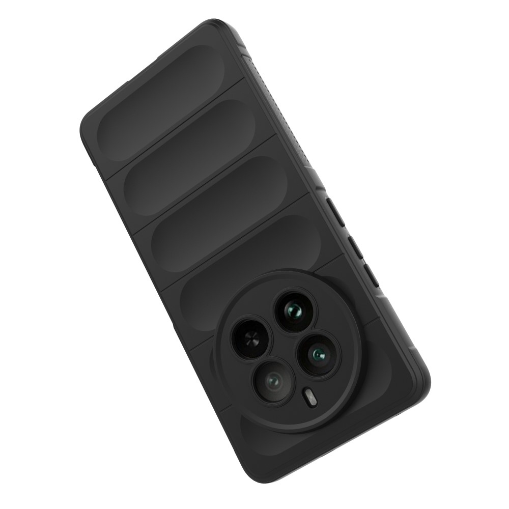 Rugg tartós zselés tok a Realme 12 Pro 5G/12 Pro+ 5G modellhez - fekete