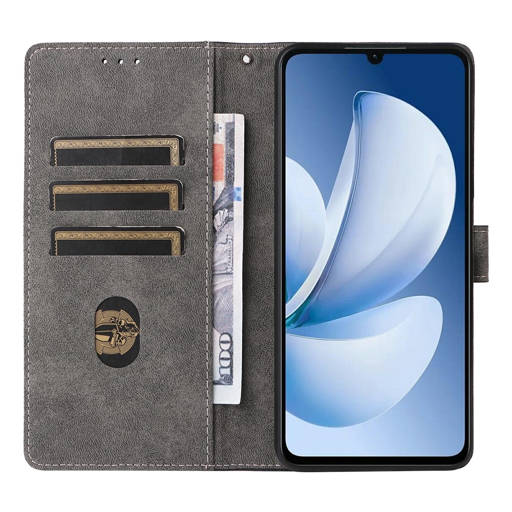 RFID könyvtáska a Realme Note 70T készülékhez - barna