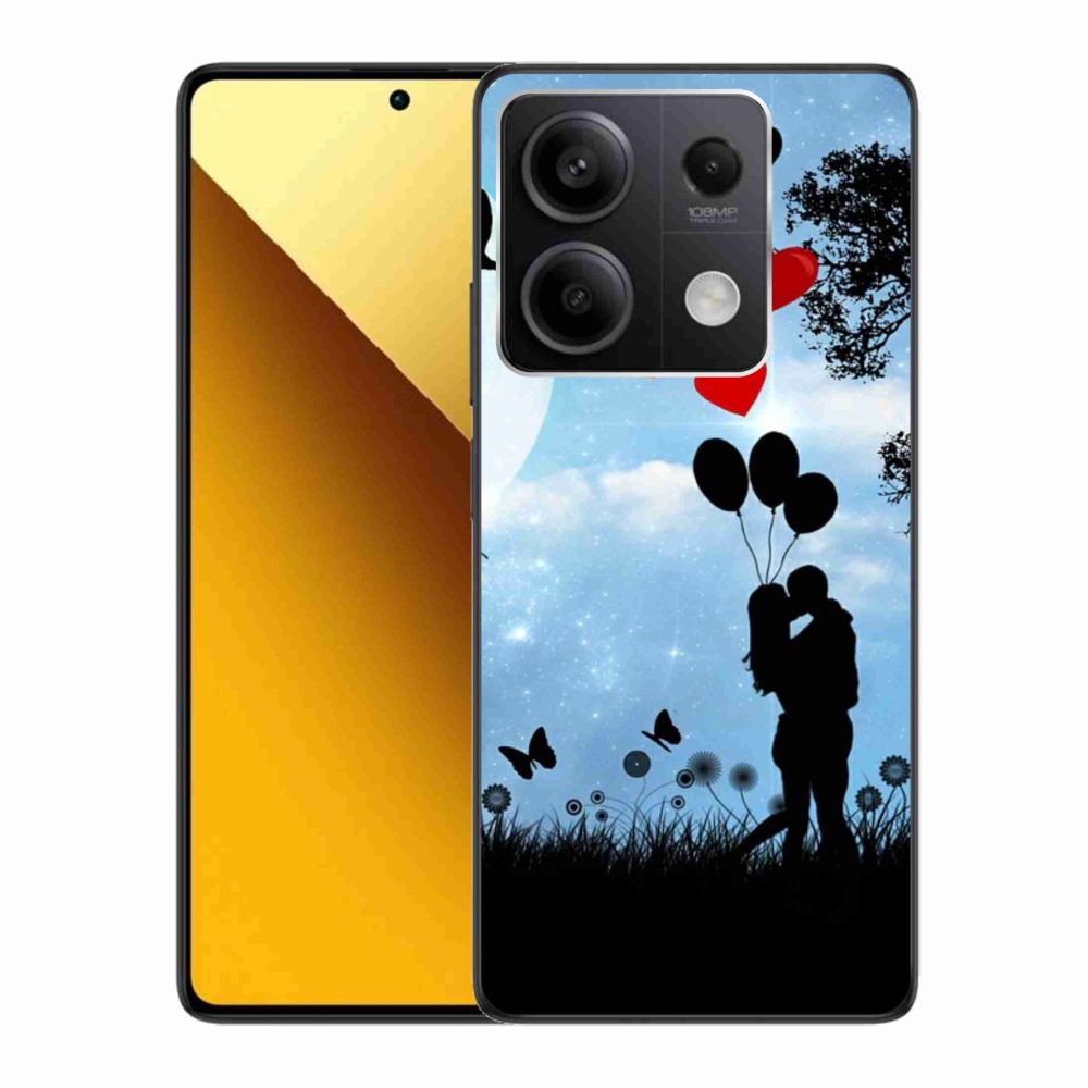 Gél tok mmCase a Xiaomi Redmi Note 13 5G-hez - szerelmes pár