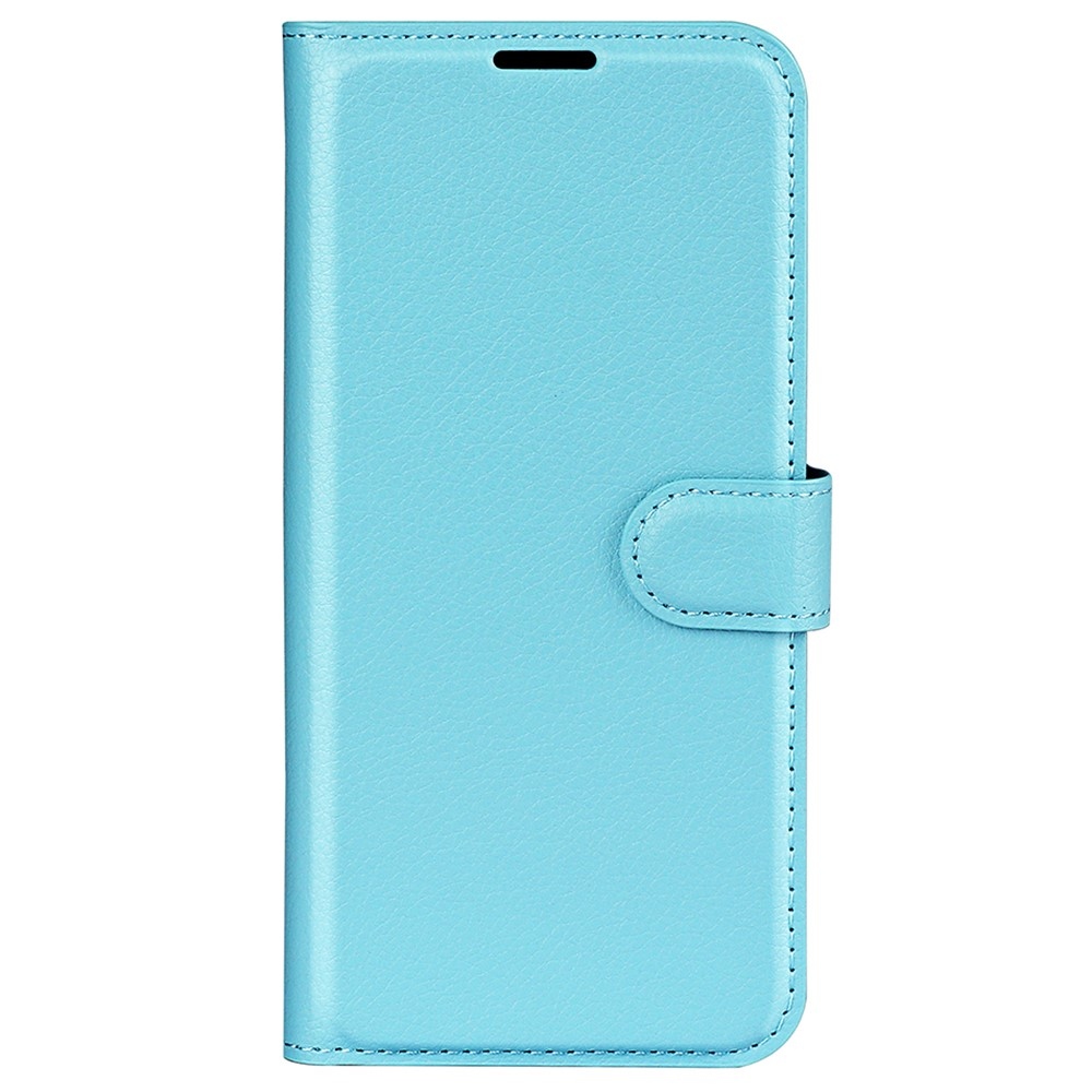 Litchi könyv tok Samsung Galaxy A36 5G - kék