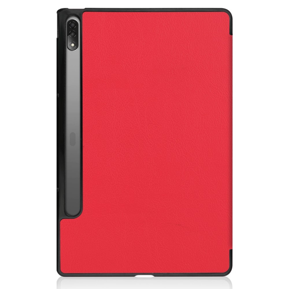 Ügyes záró tok Lenovo Tab P12 Pro táblagéphez - piros