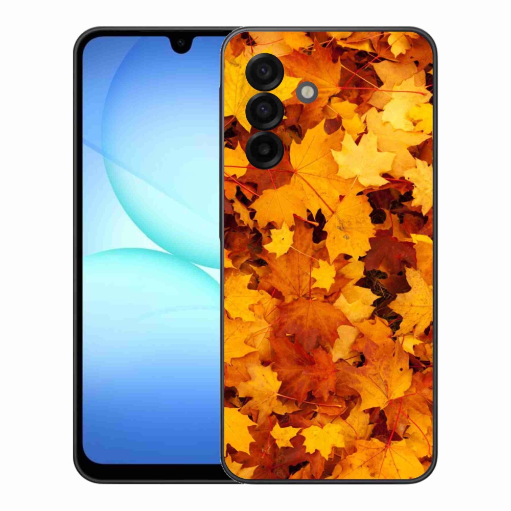 Gél borítás mmCase Samsung Galaxy A17 4G/5G - juharlevelek - Samsung Galaxy A17 4G/5G számára
