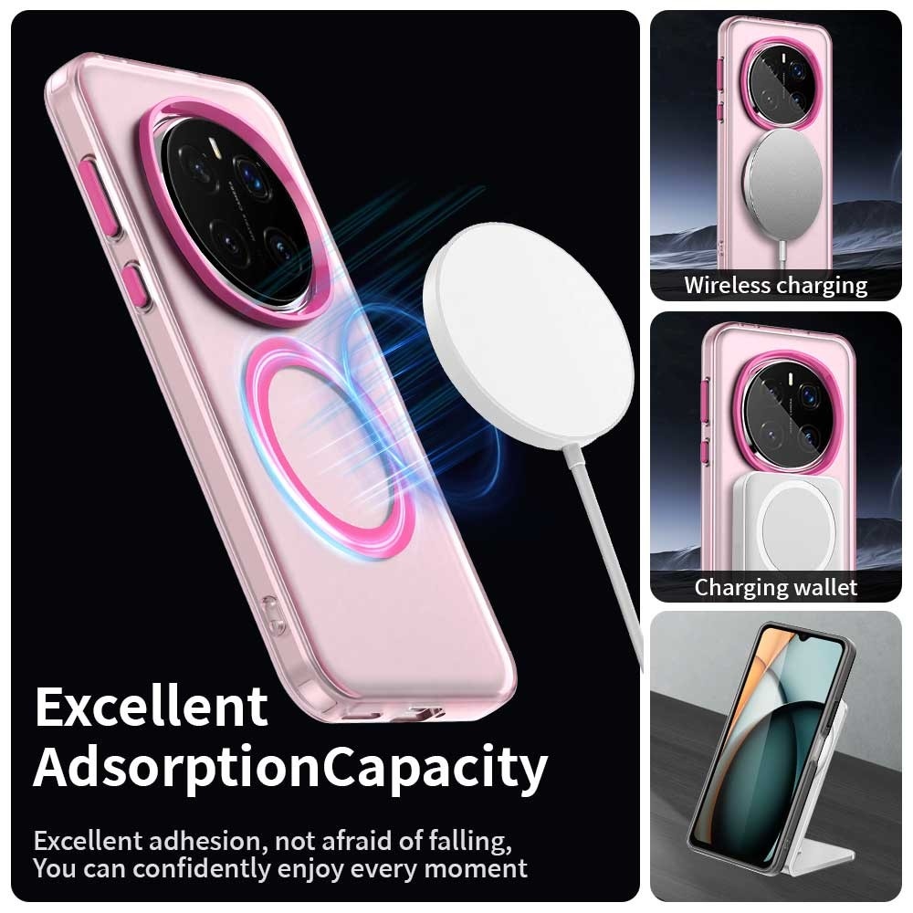 Candy zselés tok MagSafe-val a Honor Magic 7 Pro 5G készülékhez - rózsaszín