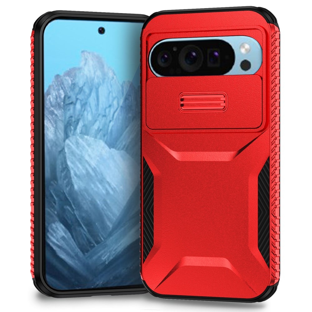 Fedél ellenálló borítás a Google Pixel 9/9 Pro készülékhez - piros