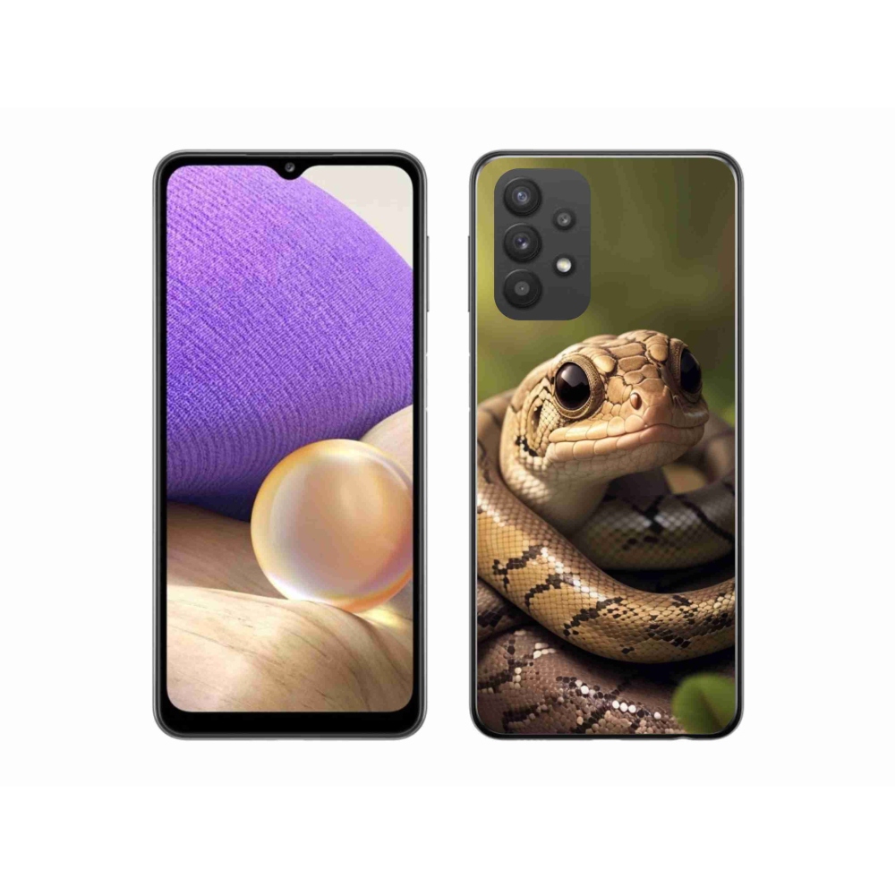 Gél védőburkolat mmCase Samsung Galaxy A32 5G - kígyó 1