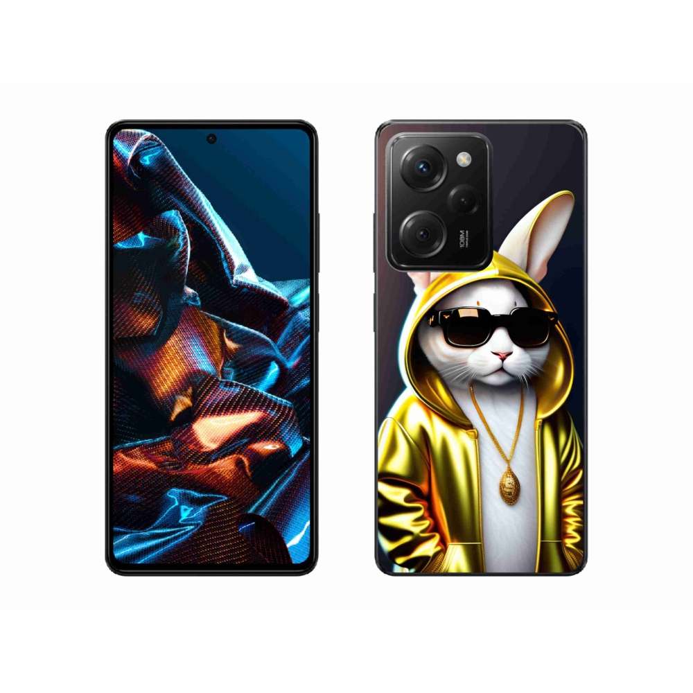 Gél borítás mmCase a Xiaomi Poco X5 Pro 5G számára - cat boss