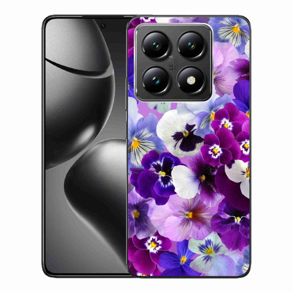 Gél borító mmCase a Xiaomi 14T számára - virágok 9
