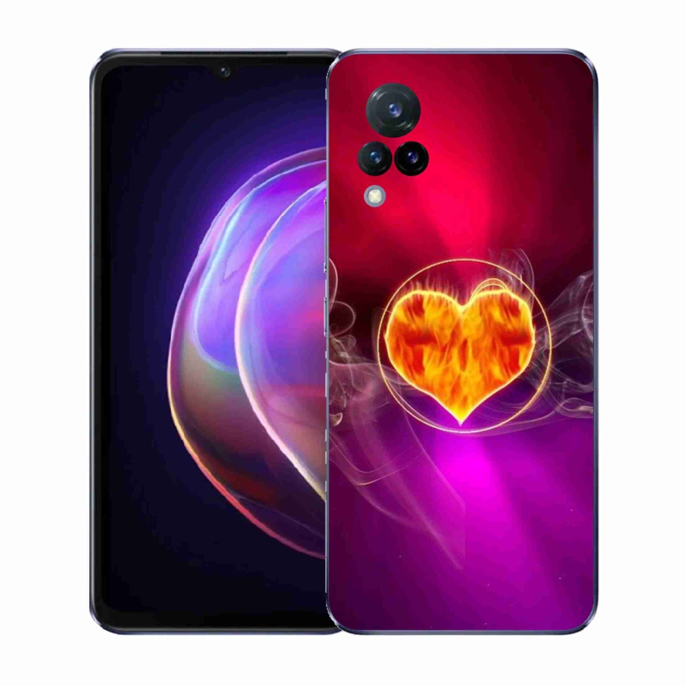 Gél borítás mmCase a Vivo V21 4G/5G készülékhez - tüzes szív