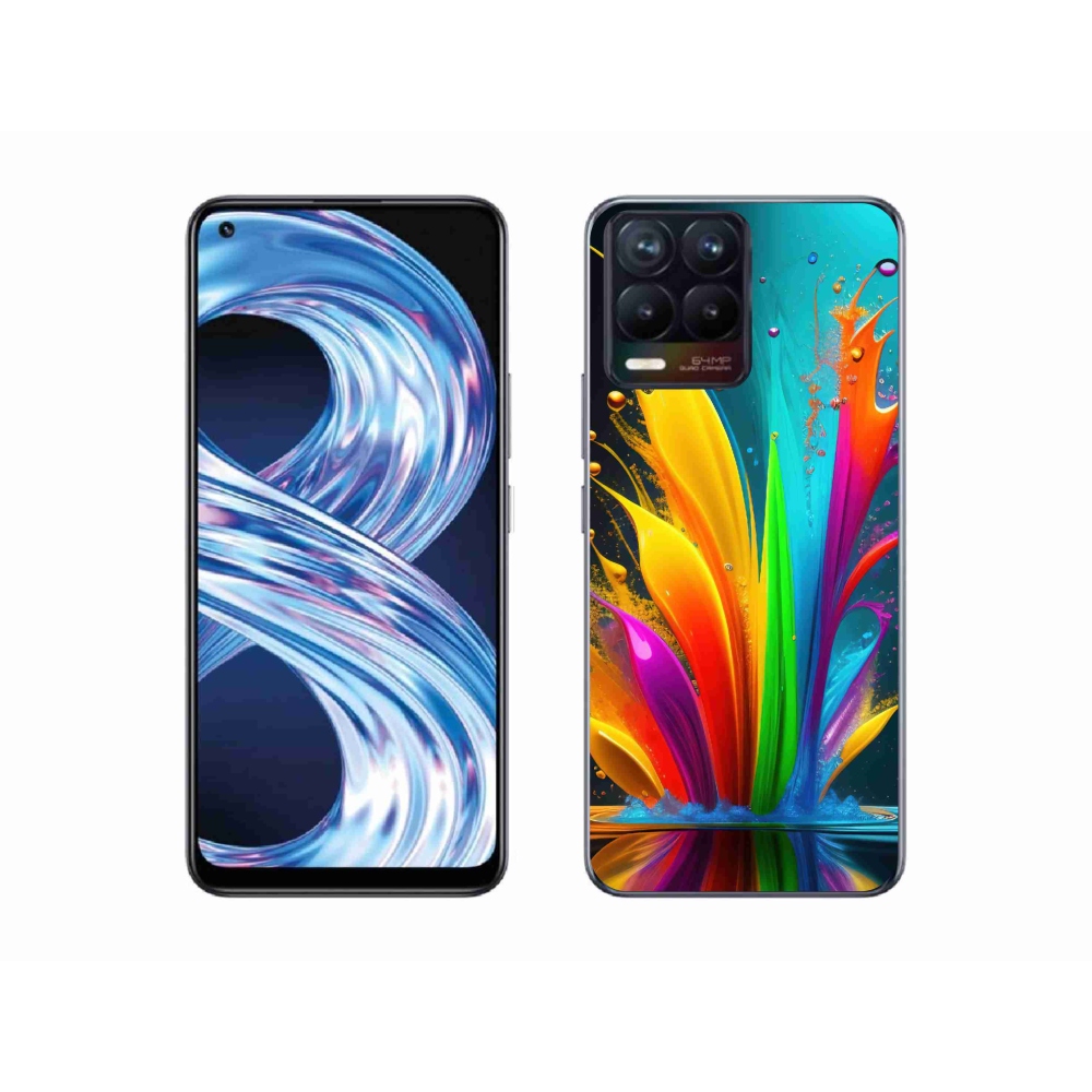 Gél borítás mmCase a Realme 8 Pro-hoz - absztrakt motívum 1