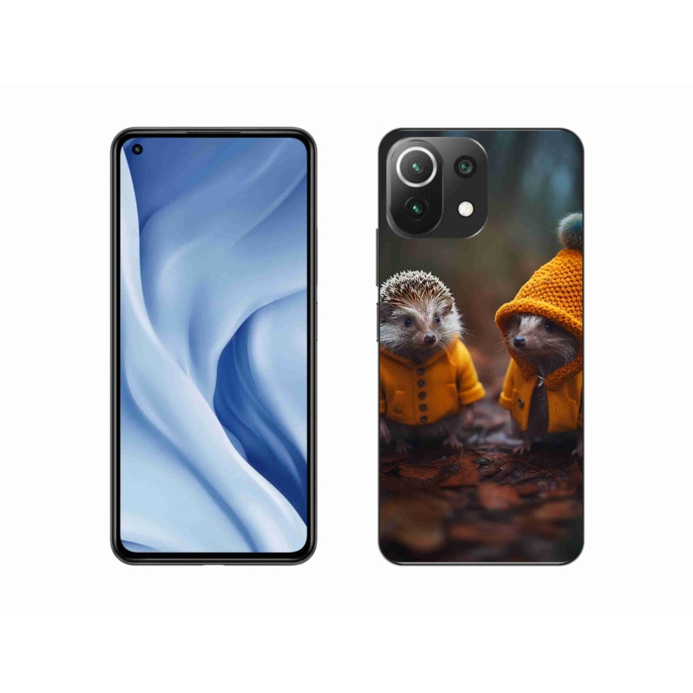 Gél borítás mmCase a Xiaomi Mi 11 Lite 4G/5G-hez - süni