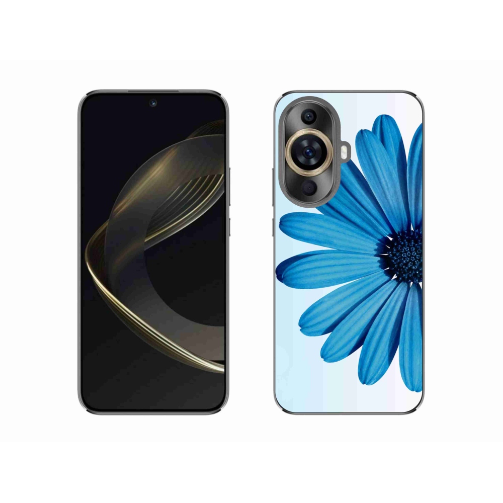 Gél tok mmCase a Huawei Nova 11 készülékhez - kék margaréta