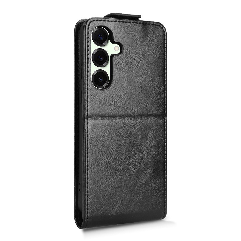 Vert flip tok Samsung Galaxy S25 FE készülékhez - fekete