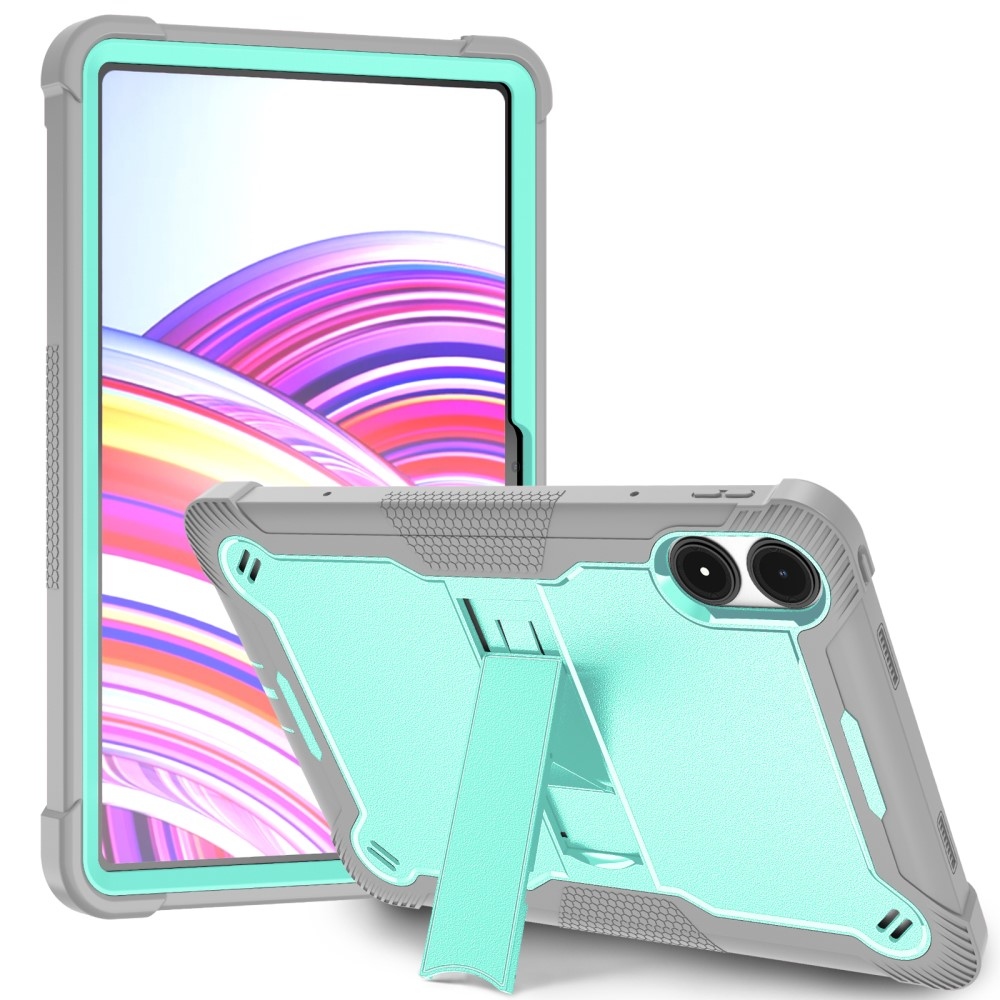 Kick tartós hibrid tok a Xiaomi Redmi Pad Pro 4G/5G-hez - szürke/menthol
