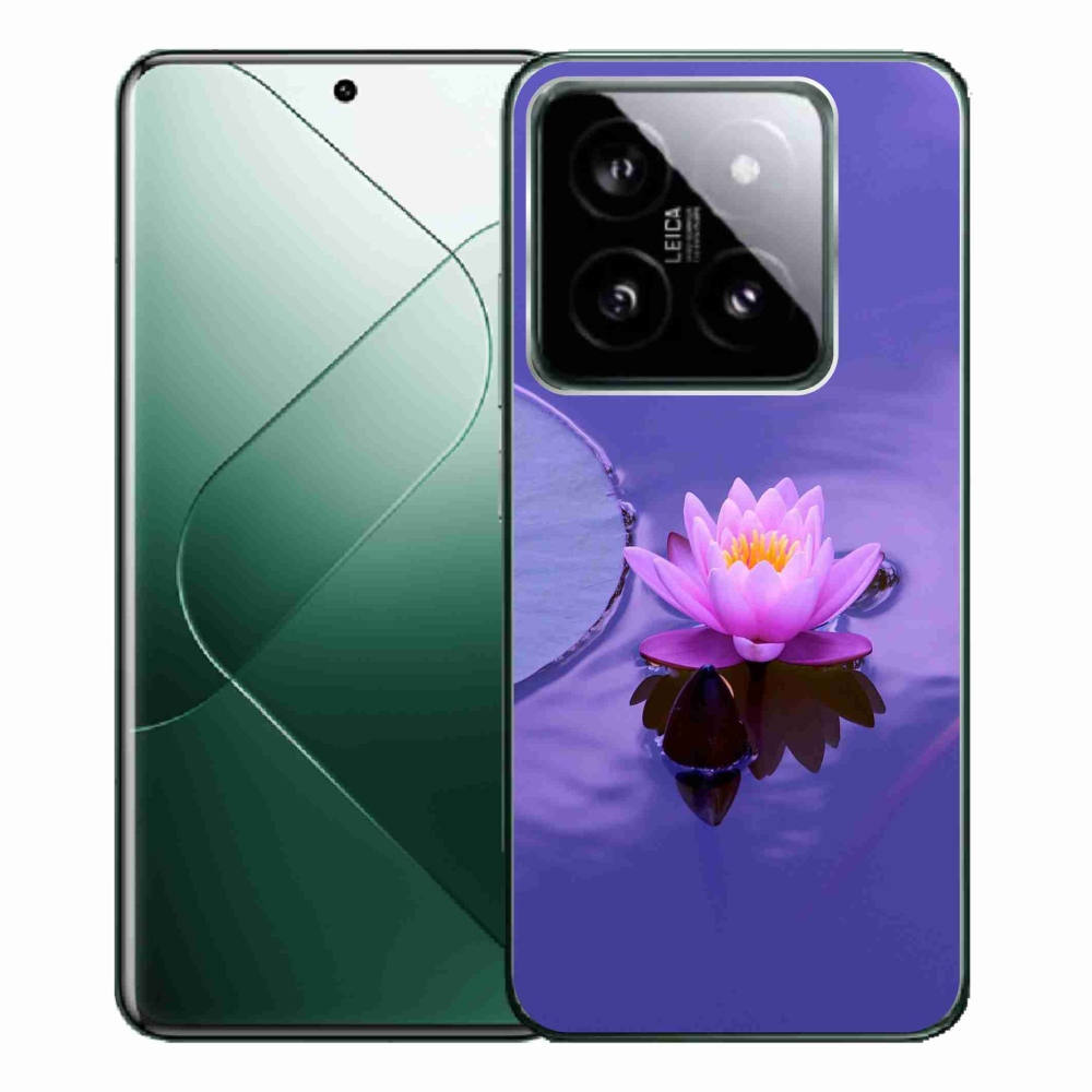 Gél tok mmCase a Xiaomi 14 Pro-hoz - virág a felületen