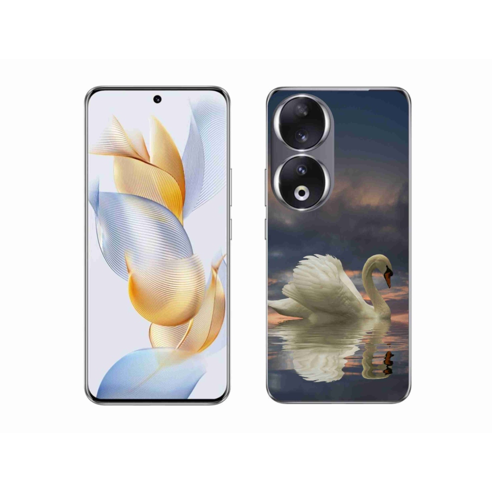Zselés borítás mmCase a Honor 90-hez - hattyú