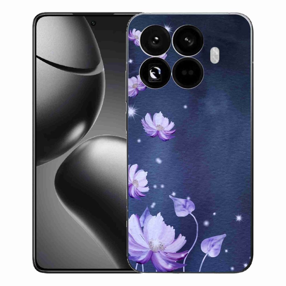 Gél borítás mmCase a Xiaomi 15T Pro számára - hulló virágok