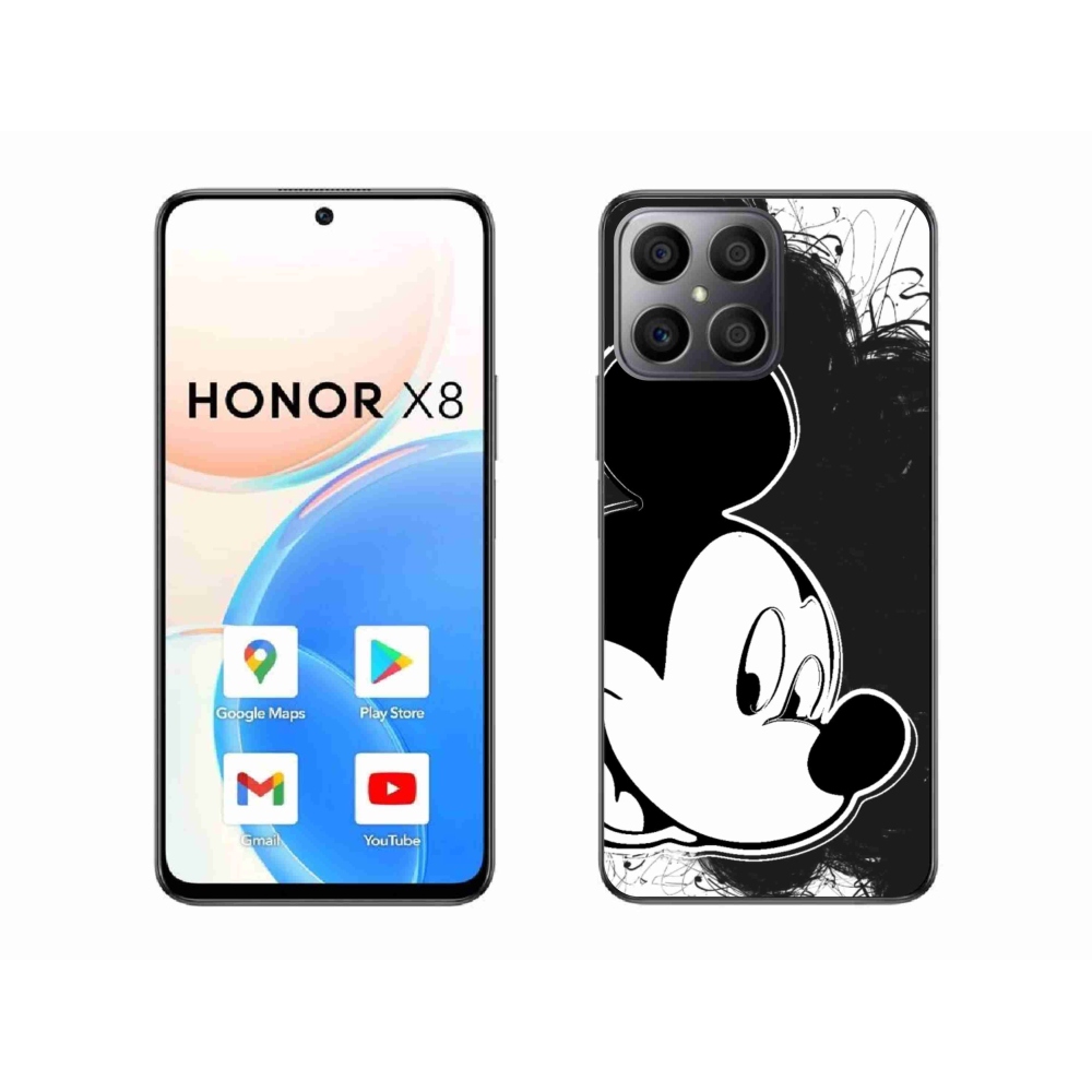 Zselés borítás mmCase a Honor X8 4G készülékhez - mickey egér 1