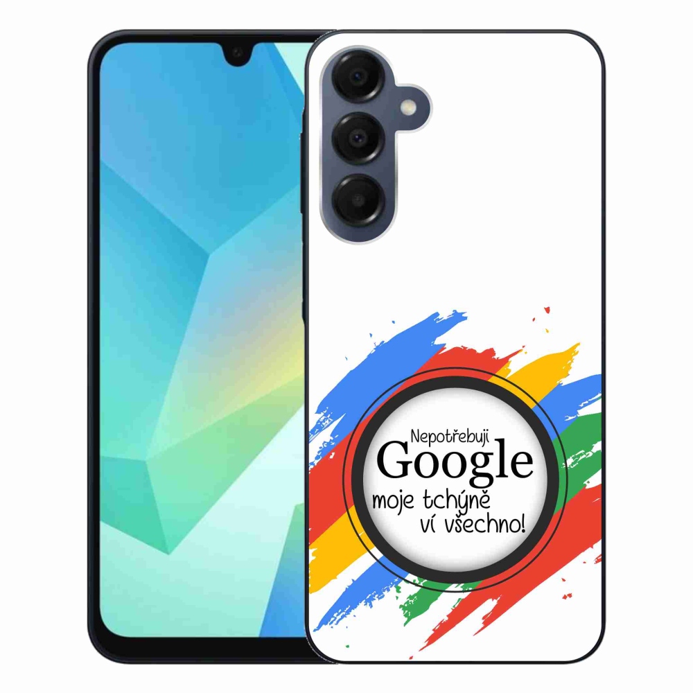 Gél borító mmCase Samsung Galaxy A16 4G/5G - anyós tudja, hogy minden fehér háttérrel rendelkezik