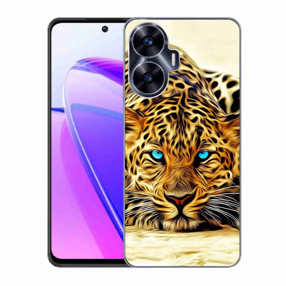 Gél borító mmCase a Realme C55 készülékhez - rajzfilm tigris
