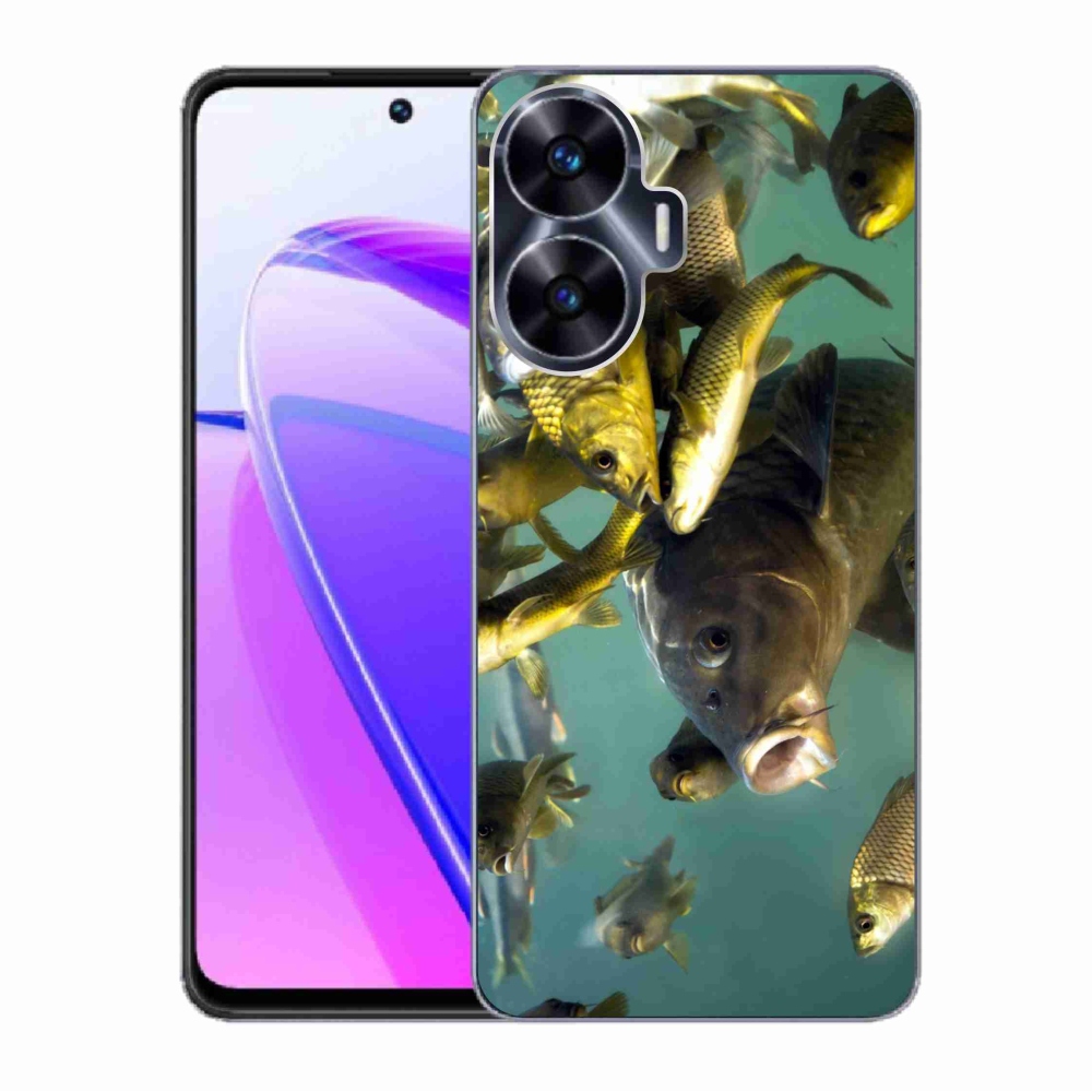 Gél tok mmCase a Realme C55 készülékhez - halak iskolája