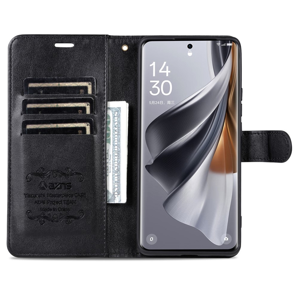 AZNS könyvtáska a Huawei Pura 70 készülékhez - fekete