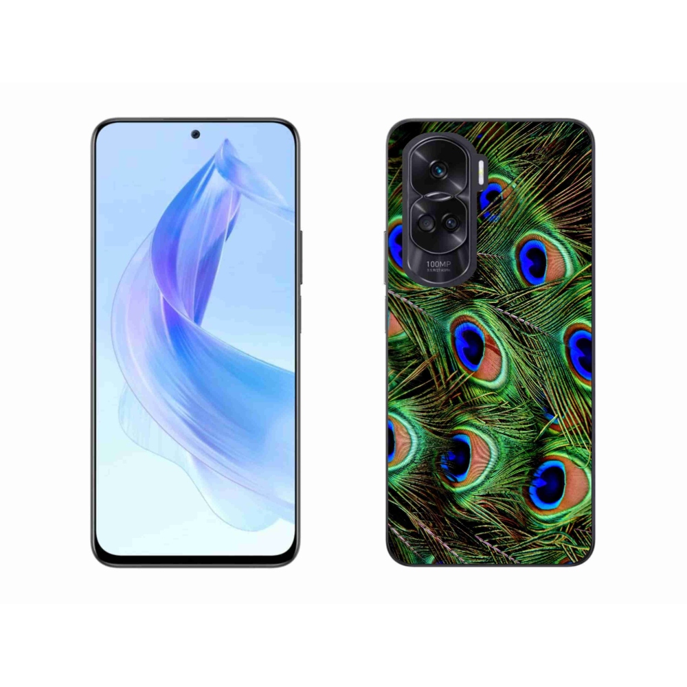 Zselés borítás mmCase a Honor 90 Lite készülékhez - pávatoll