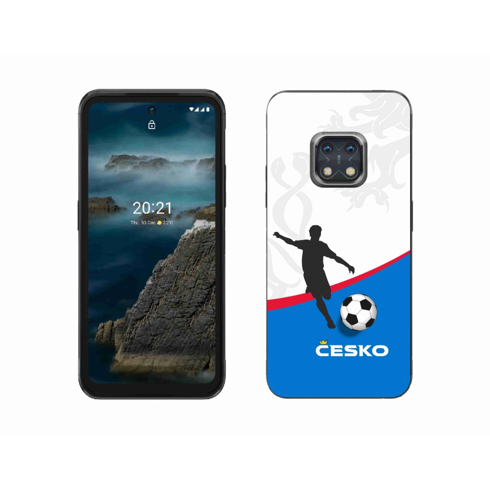 Zselés borítás mmCase a Nokia XR20 készülékhez - futball Csehország 1