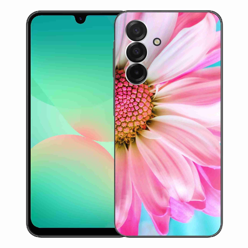 Gél védőhuzat mmCase Samsung Galaxy A26 5G - rózsaszín virág