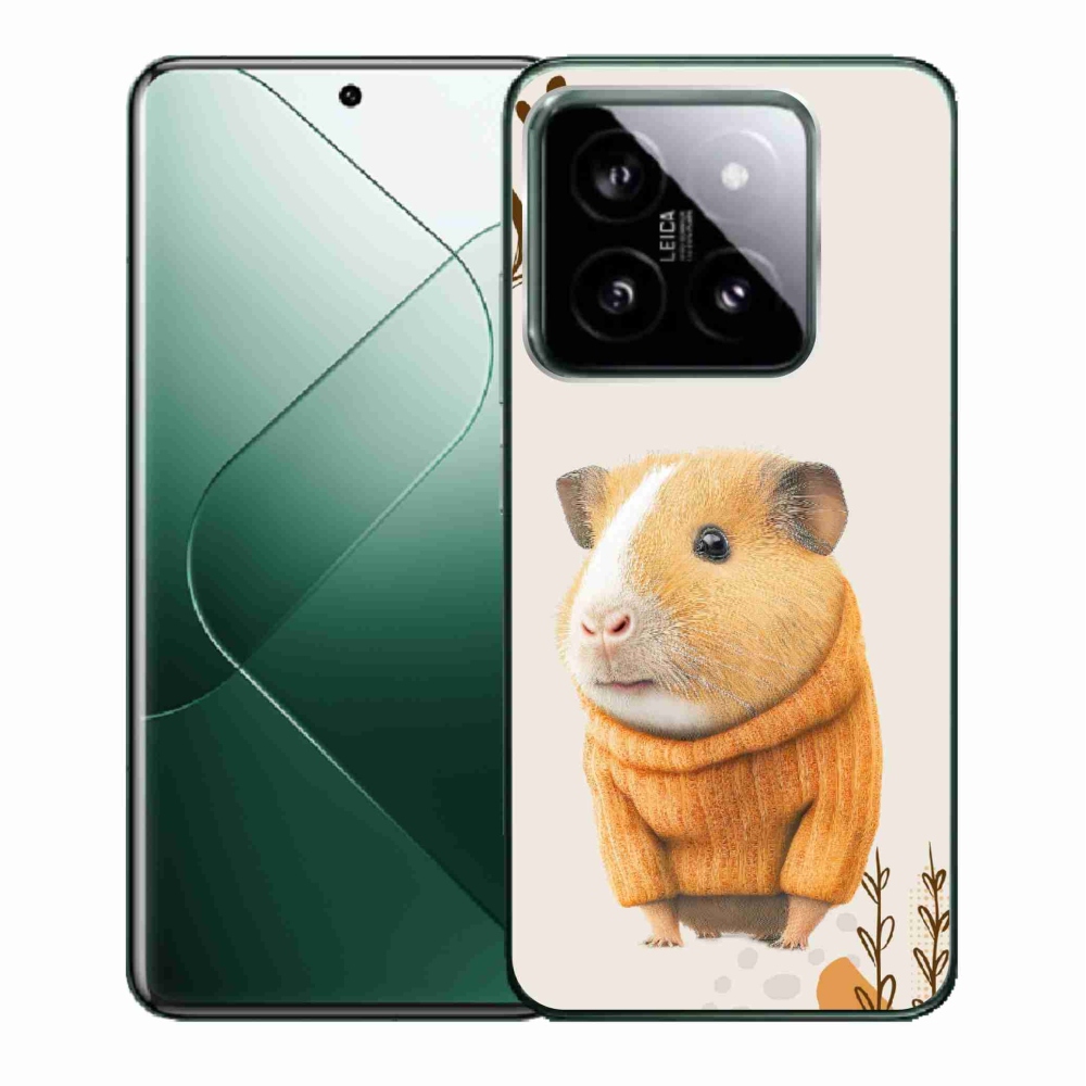Gél borító mmCase a Xiaomi 14 - tengerimalac pulóverben