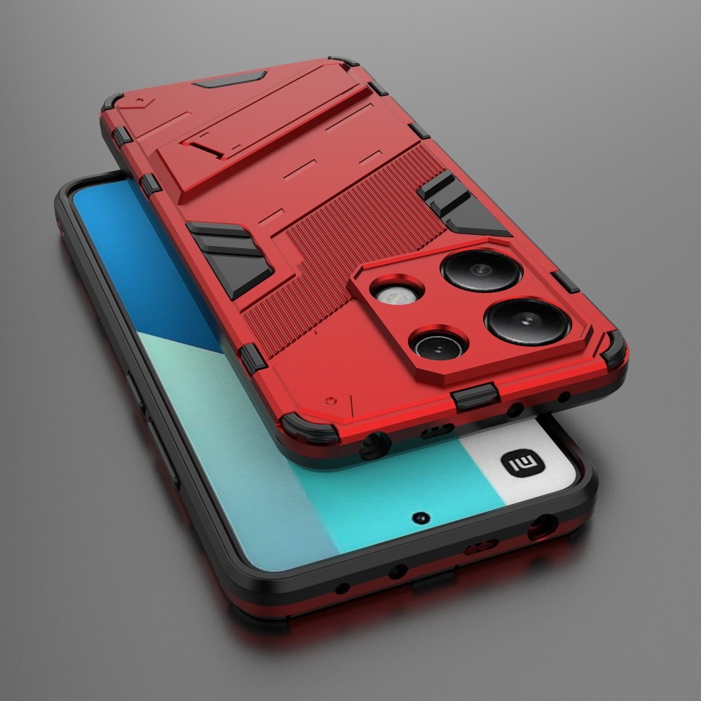 Tartós borítás Xiaomi Redmi Note 13-hoz - piros