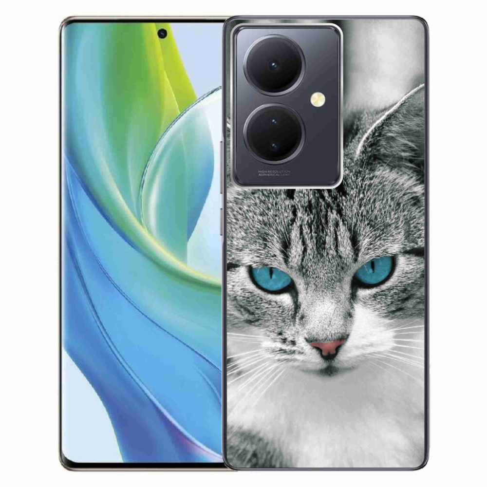 Gél borítás mmCase a Vivo V29 Lite 5G-n - macskaszem 1