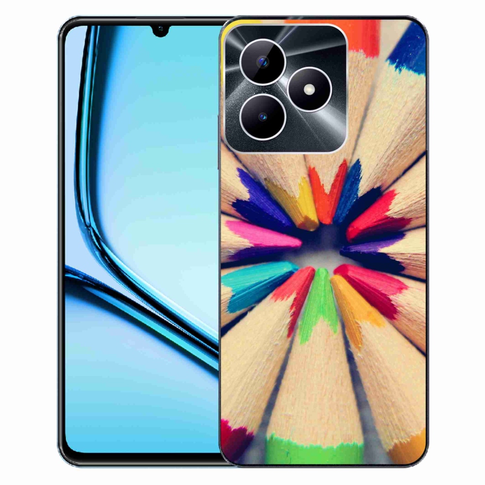 Zselés borító mmCase a Realme Note 50-hez - zsírkrétákhoz