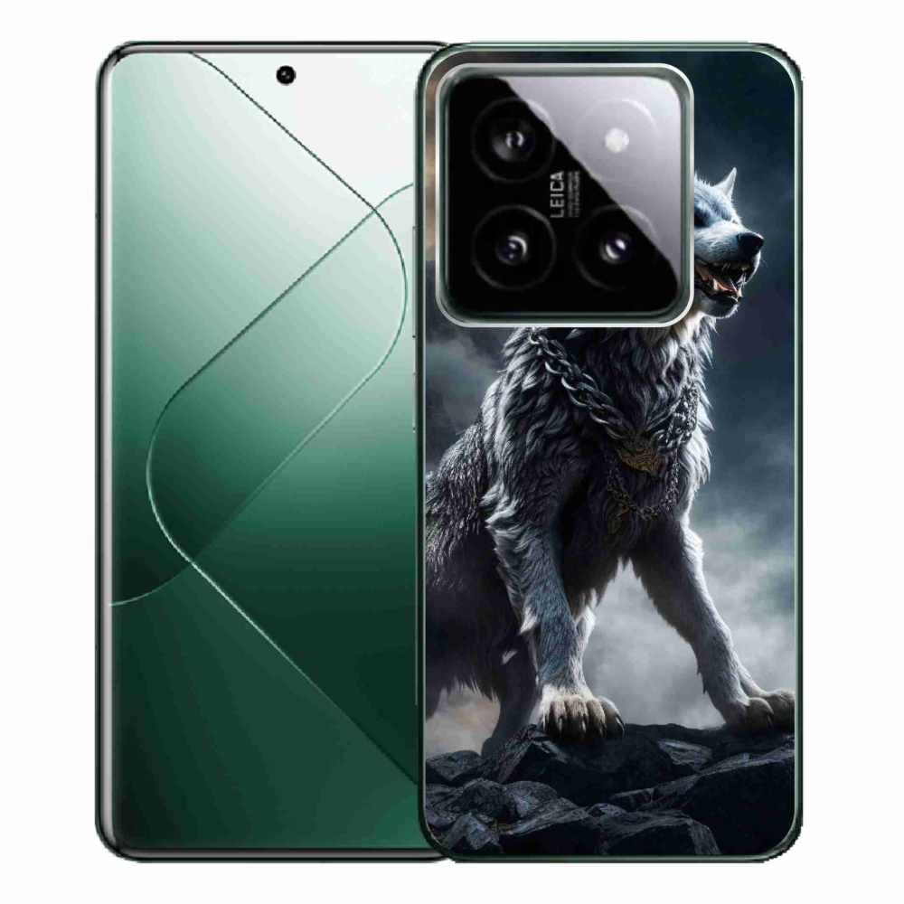 Gél borítás mmCase a Xiaomi 14 Pro-hoz - farkas 1