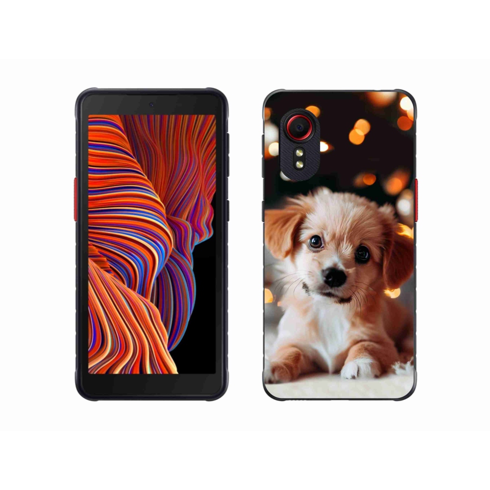 Gél borítás mmCase Samsung Galaxy Xcover 5 - kölyökkutyakölyökhöz