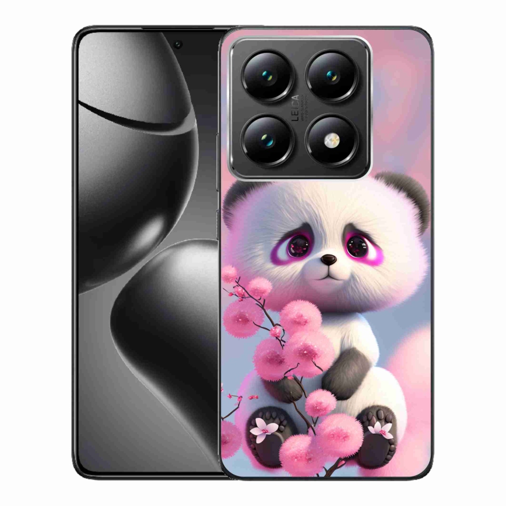 Gél borítás mmCase a Xiaomi 14T Pro számára - aranyos panda 1