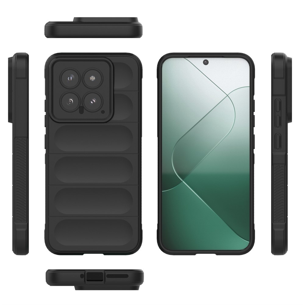 Rugg tartós zselés tok Xiaomi 14 - fekete