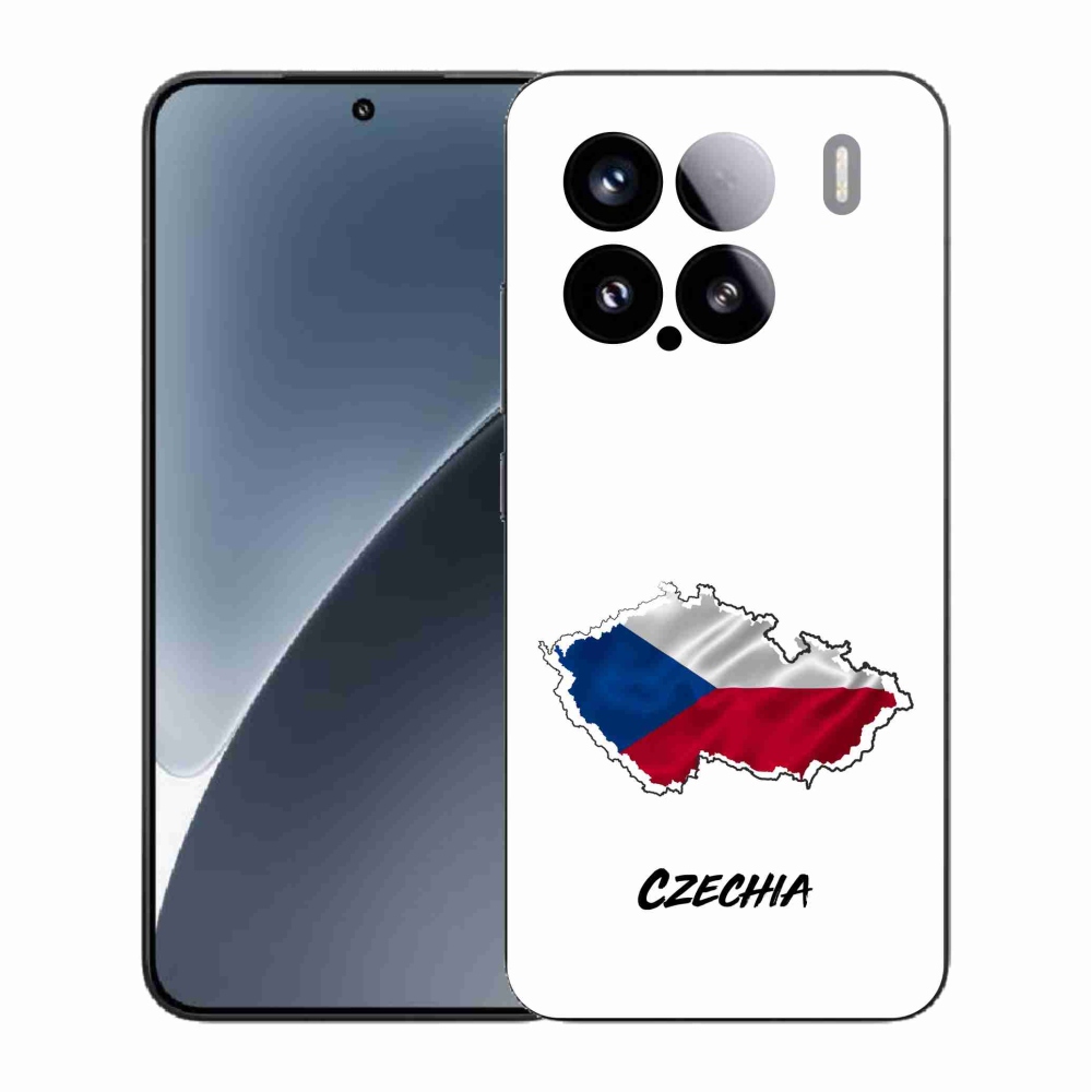 Gél borító mmCase a Xiaomi 15-hez - Csehország fehér háttérrel