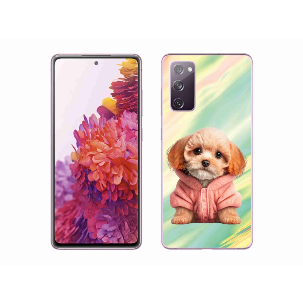 Gél borítás mmCase Samsung Galaxy S20 FE - pulóveres kiskutya Samsung Galaxy S20 FE számára