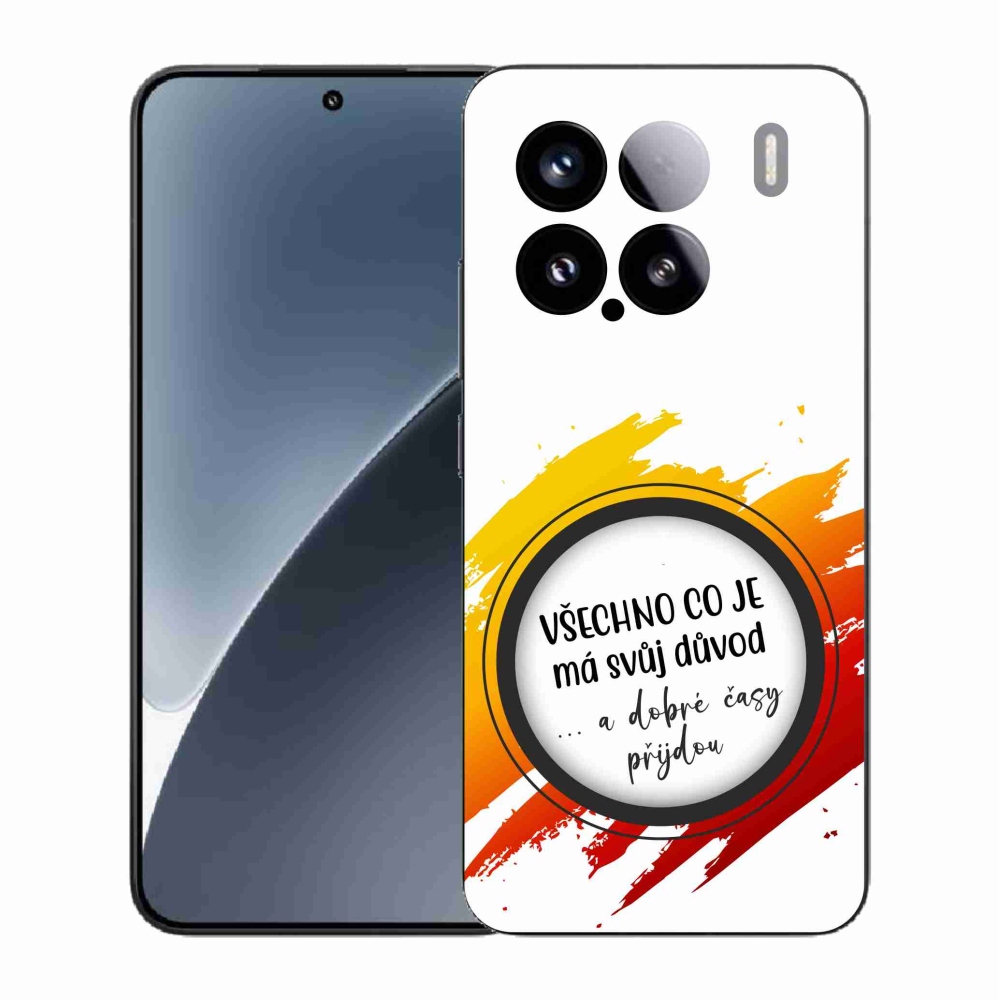 Gél borító mmCase a Xiaomi 15 - idézet 3 fehér háttérrel