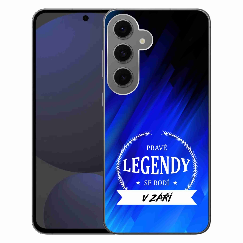 Gél borítás mmCase Samsung Galaxy S24 FE - Legendák szeptemberben kék háttérrel