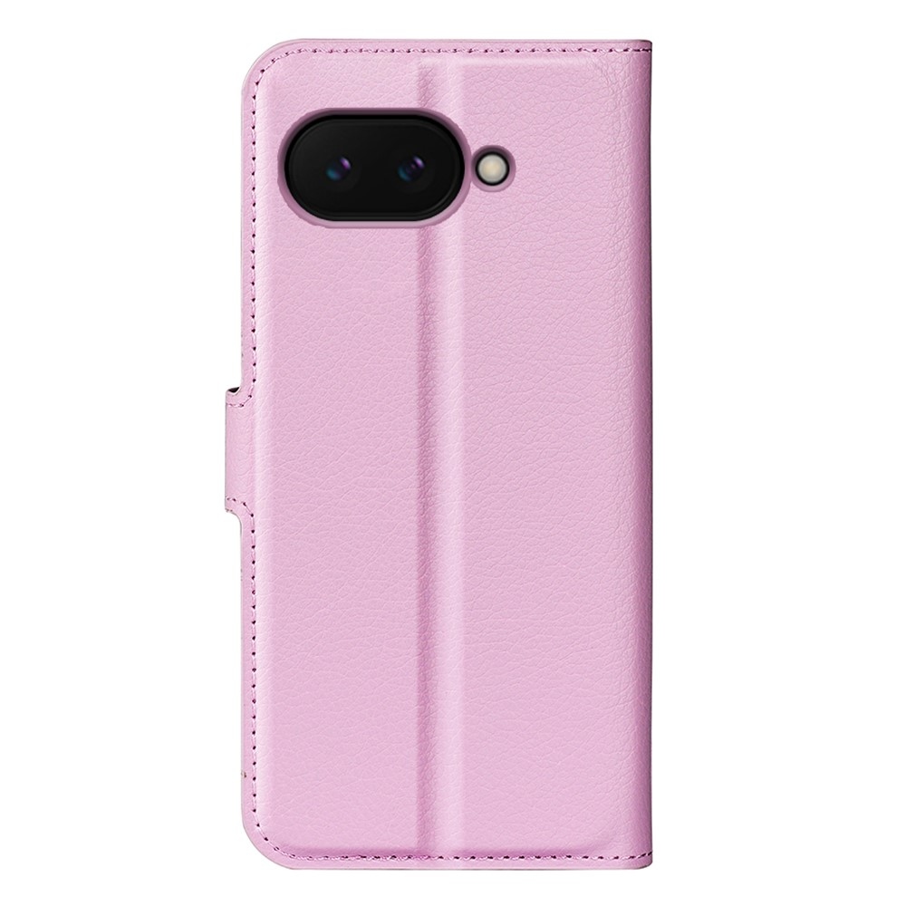 Litchi könyv tok a Google Pixel 9a készülékhez - rózsaszín